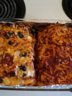 A picture of Enchiladas.