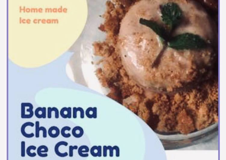 Choco banana (home made) ice cream