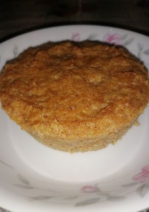 Una foto de Petit budín de manzanas y coco light
