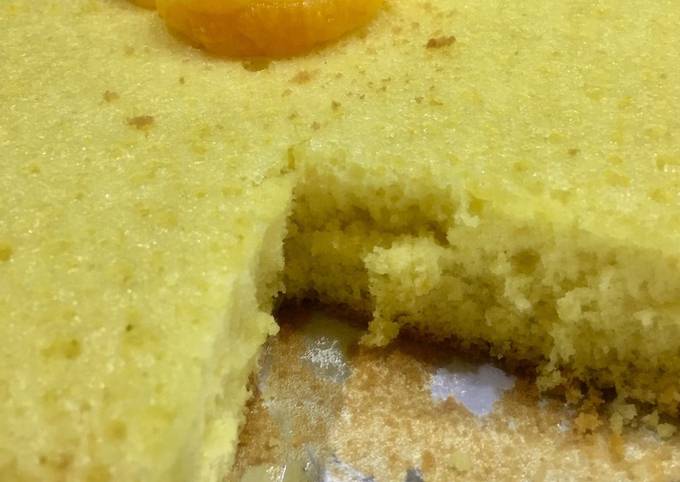 Step-by-Step Guide to Prepare Quick Orange flavour cake on stove