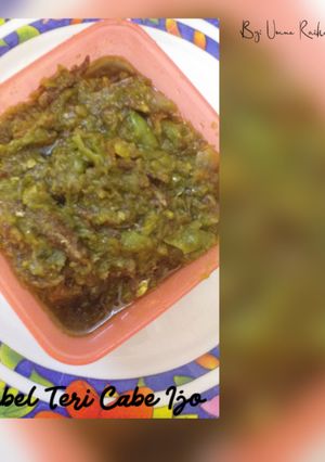 Foto resep Sambal Teri Cabe Ijo