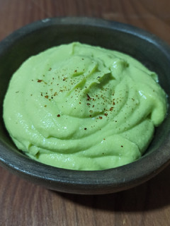Una foto de Mayonesa de palta y huevo cocido