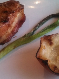 A picture of Smoky Bacon-Wrapped Pork Chops.