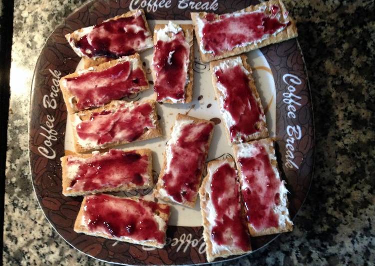 Step-by-Step Guide to Prepare Favorite Cream Cheese/Jelly Crackers