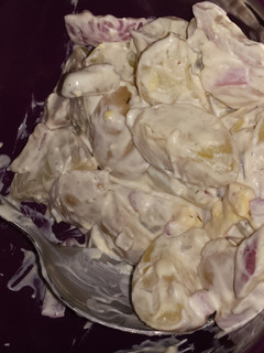 A picture of Dill potato salad.