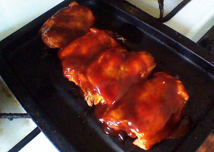 BBQ Skinless Chicken Thighs