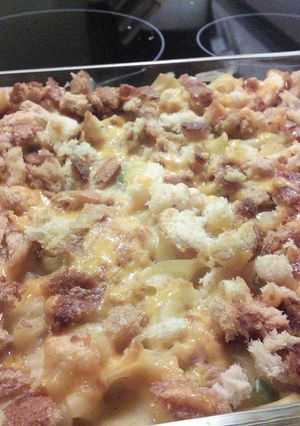 A picture of Tuna Hotdish.