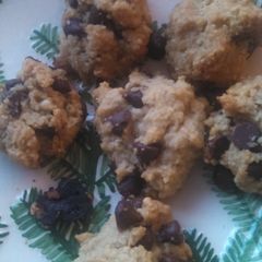 A picture of Wheat-free Almond Flour Chocolate Chip Cookies Light and Airy!.