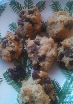 A picture of Wheat-free Almond Flour Chocolate Chip Cookies Light and Airy!.