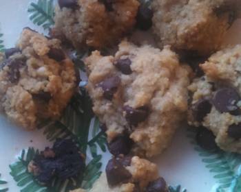 The New Way Serving Recipe Wheatfree Almond Flour Chocolate Chip Cookies Light and Airy Delicious and Healthy