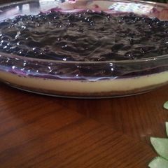 A picture of Easy, quick baked cheesecake.