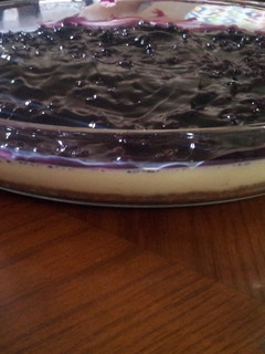 A picture of Easy, quick baked cheesecake.