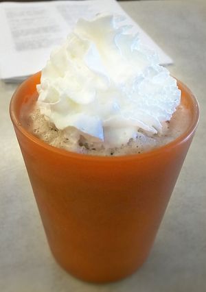 A picture of Mocha frappé.