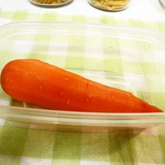 A picture of 2 Minutes in a Microwave: How to Cook a Carrot.