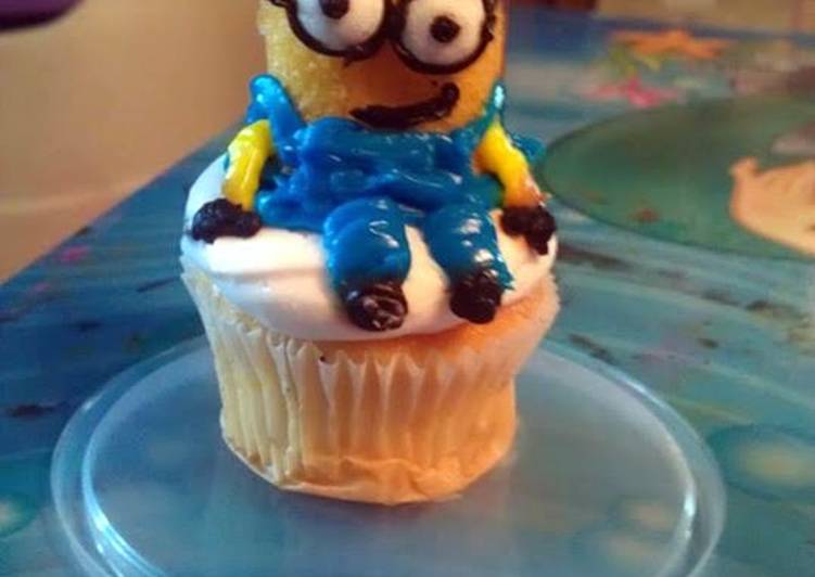 Recipe of Any-night-of-the-week Despicable Me: Minion Cupcakes