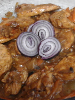 A picture of My Gingered Garlic Chicken 😁.