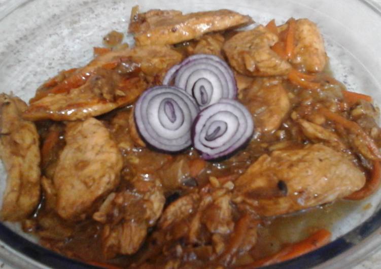 Recipe of Homemade My Gingered Garlic Chicken 😁