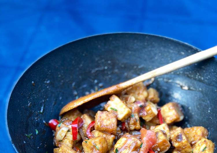 Resep Tumis tempe tauco, Bikin Ngiler