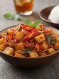 Kentang teri balado