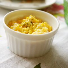 A picture of Easy Microwave Scrambled Eggs.