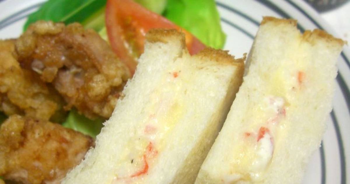 Crab Sticks and Potato Salad Sandwich Recipe by cookpad.japan Cookpad