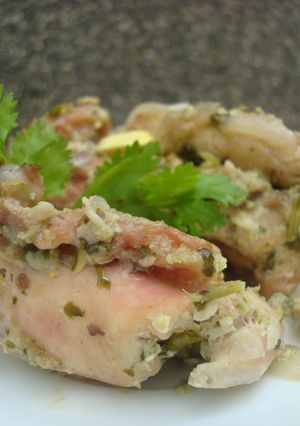 A picture of Baked Garlic Cilantro Chicken.