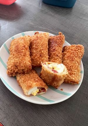 Foto resep Roti Goreng Sosis Mayo