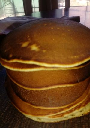 Una foto de Hotcakes/Pancakes/Panqueques americanos fáciles