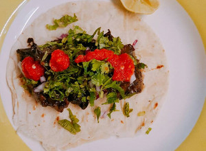 Una foto de Portobello, estilo Carnitas de Michoacán