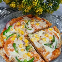 A picture of Bread chilla pizza.