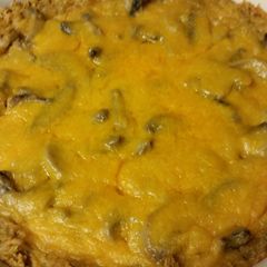 A picture of Mushroom & Cheese Pie.