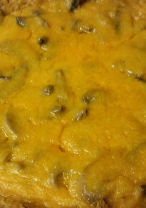 A picture of Mushroom & Cheese Pie.