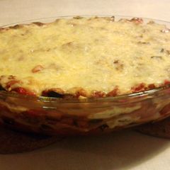 A picture of Ratatouille Lasagna.
