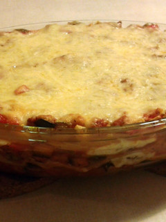 A picture of Ratatouille Lasagna.