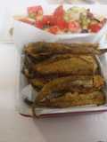 Bacaladillas rebozadas (meiras)