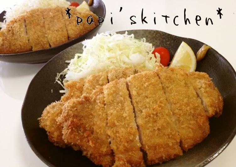 Recipe of Favorite With the Tips from a Famous Restaurant! Delicious Pork Cutlets at Home