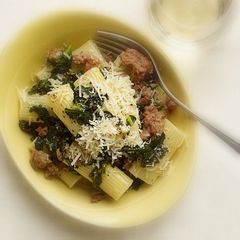 A picture of Rigatoni With Sausage And Kale.