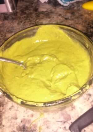 A picture of Nutribullet guacamole.