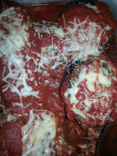 A picture of Eggplant Parmesan.