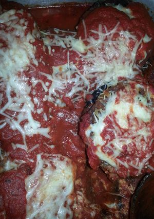 A picture of Eggplant Parmesan.