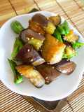 Stir-fried Eggplant and Shishito Peppers