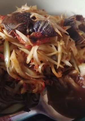รูปของ ตำปูหอยดอง​แซ่บสะท้าน​ทรวง​