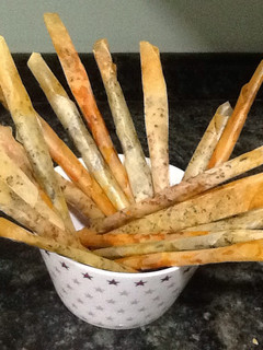 Una foto de Palitos especiados de pasta filo