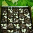 Brownies fudgy shiny sekat