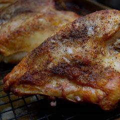 A picture of Crispy Roasted Chicken.