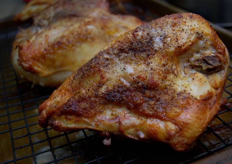 Steps to Prepare Homemade Crispy Roasted Chicken