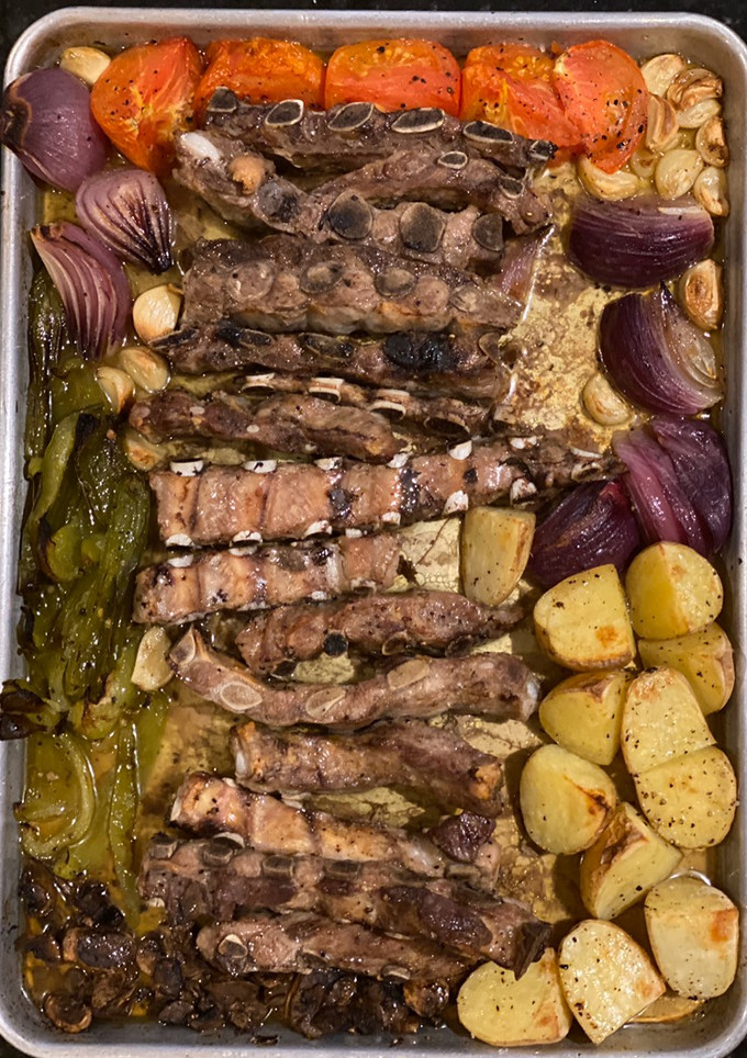 Una foto de Costillas de cerdo al horno