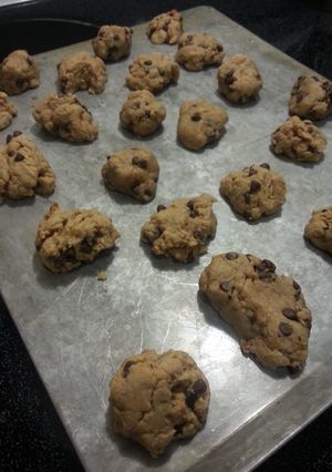 A picture of Low Carb Chocolate Chip Cookies.
