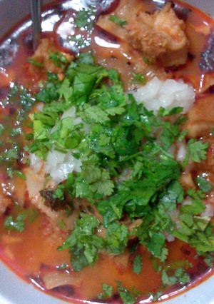 A picture of menudo.