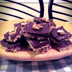 A picture of Banana Chocolate Nut Squares!.